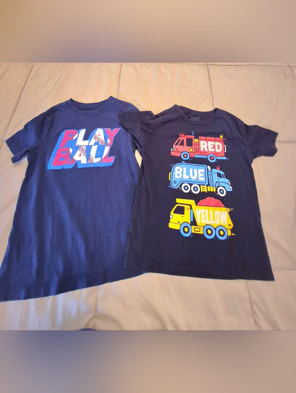 Kids Navy Graphic T-Shirts